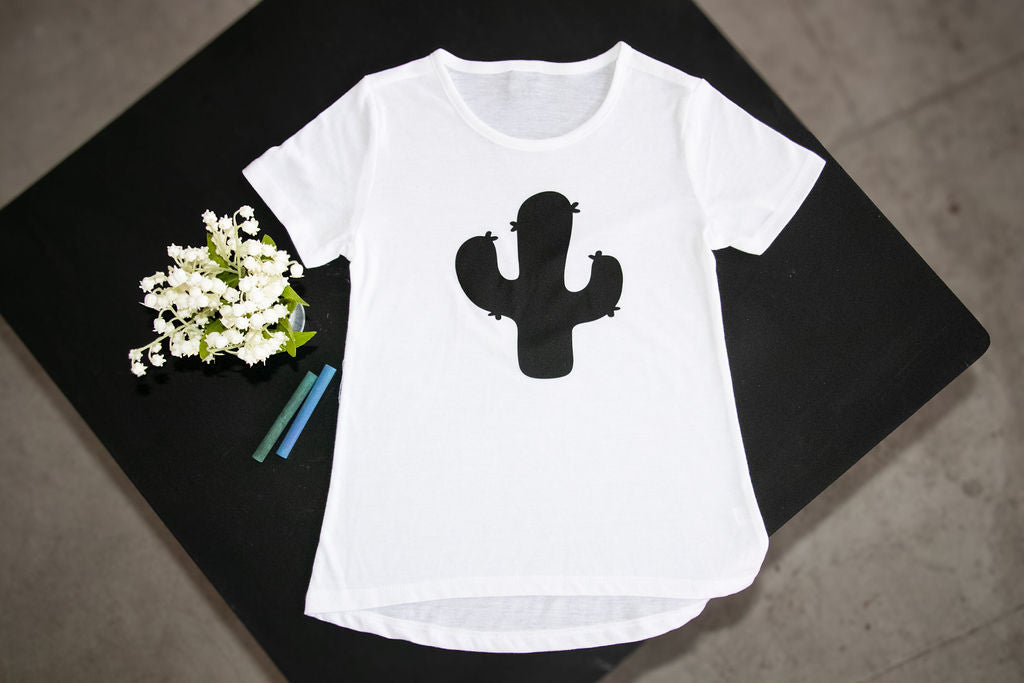 Chalkboard Toddler Cactus T-Shirt